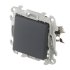 Переключатель Simon 24 Harmonie одноклавишный встраиваемый графит (2420251-038)