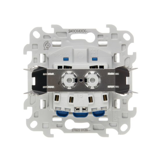 Розетка Simon 24 Harmonie встраиваемая белая (2420434-030)