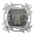 Розетка телевизионнная Simon 24 Harmonie встраиваемая графит (2450477-038)