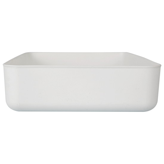 Ящик для хранения 35.3x7.8x25.5 см пластик цвет белый