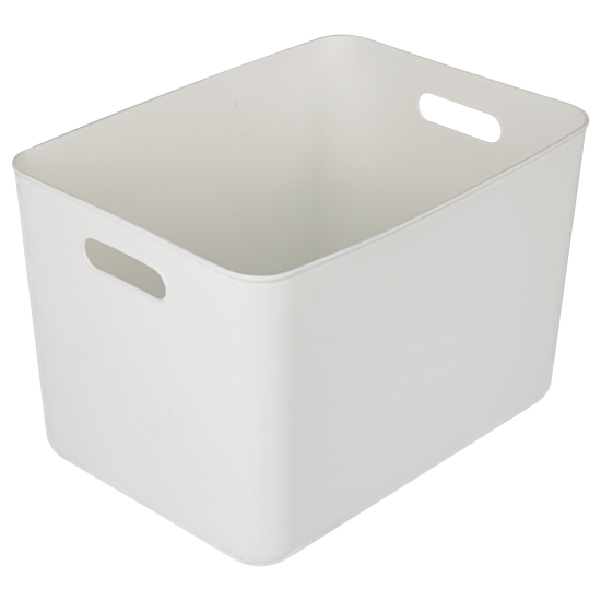 Ящик для хранения 36.2x23.7x25.8 см пластик цвет белый