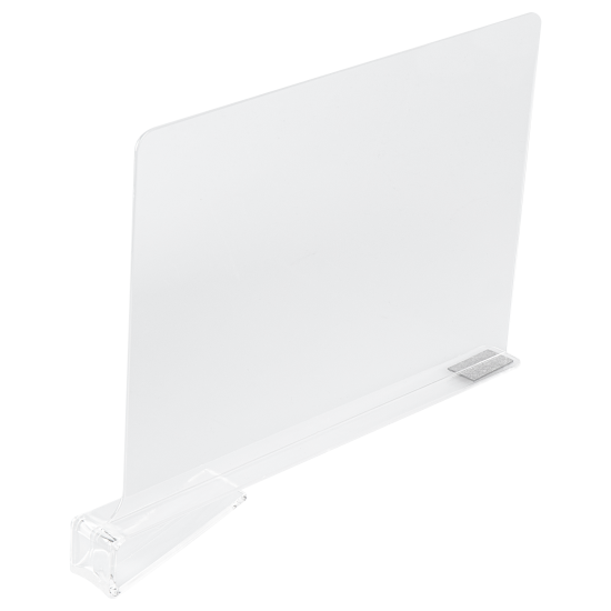 Разделитель для полок 30x20x0.3 см пластик цвет прозрачный