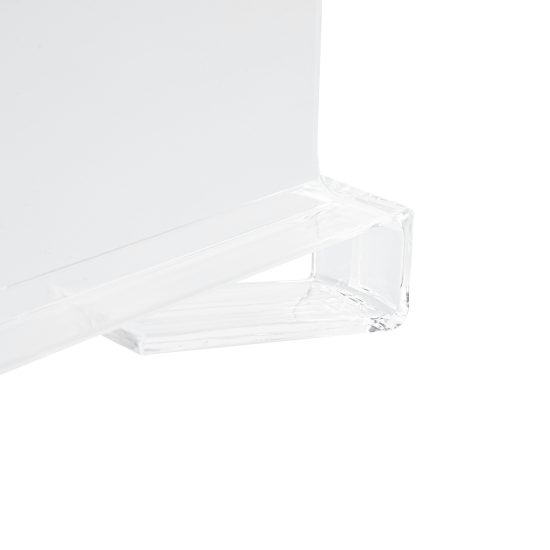 Разделитель для полок 30x20x0.3 см пластик цвет прозрачный