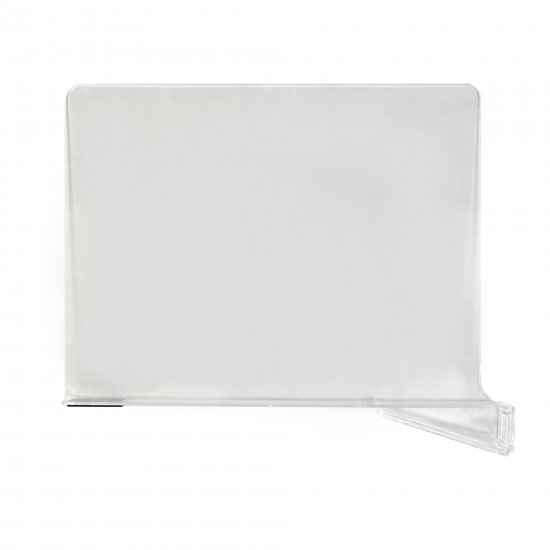 Разделитель для полок 30x20x0.3 см пластик цвет прозрачный