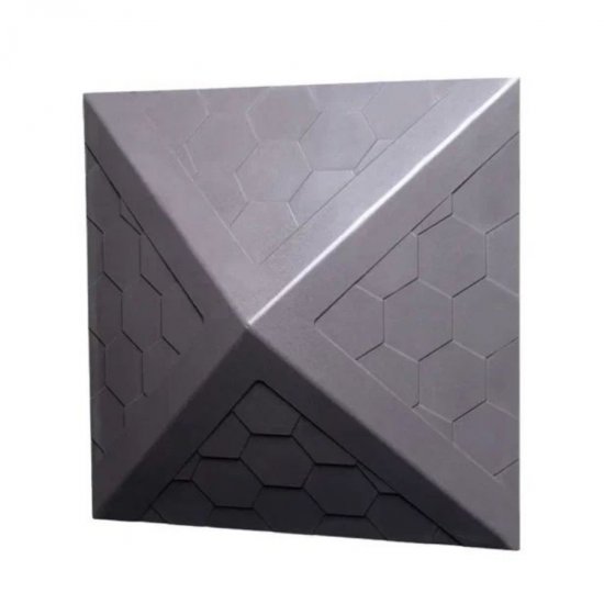 Колпак ППК 1.5 кирпича полимер-песчаный композит 39x39x4.3 см графит