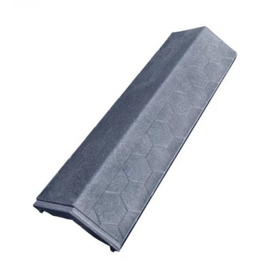 Парапет ППК 0.5 кирпича полимер-песчаный композит 50x13x1.5 см графит