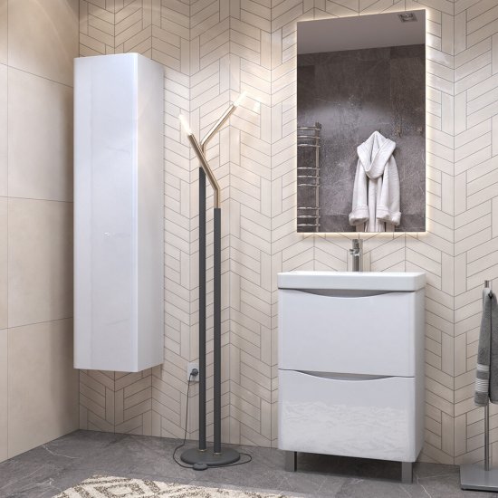 Пенал Vigo Glem 35 см подвесной белый