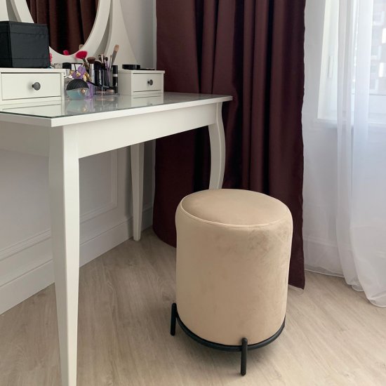 Пуф ванильный крем Sheffilton SHT-B6