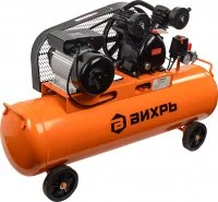 Компрессор Вихрь КМП-400/100P 100 л, 2500 Вт, 400 л/мин