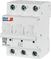 Автоматический выключатель КЭАЗ Opti Din BM63 3P C32 А 4.5 кА