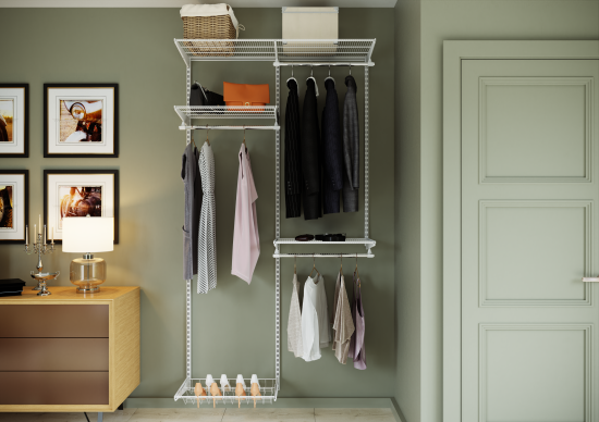 Рельс несущий НСХ 120 см сталь цвет белый