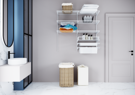 Рельс несущий НСХ 120 см сталь цвет белый