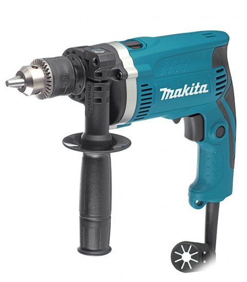 Дрель сетевая ударная Makita HP1630 710 Вт ключевой патрон