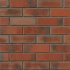 Клинкерная плитка для фасада Roben Westerwald Bunt carbon (24 шт.= 0,5 кв.м с учетом шва) красная с углем 240х71х14 мм