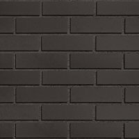 Клинкерная плитка для фасада Roben Faro Schwarz Nuanciert glatt (24 шт.=0,5 кв.м с учетом шва) черная 240х71х14 мм