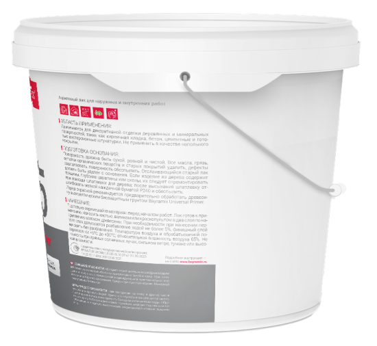 Лак акриловый Bayramix BS 35 Универсальный 5 кг