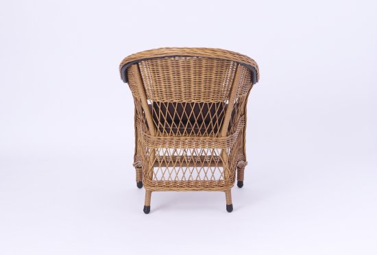 Набор садовой мебели «Madina» искусственный ротанг желтый диван стол и 2 кресла