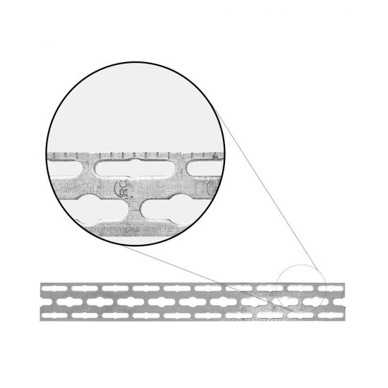 Шина монтажная для труб Русконнект RPM4 50х3х2000 мм (448507)