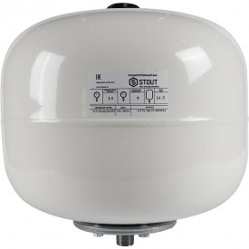 Расширительный бак для ГВС 24 л Stout 3/4