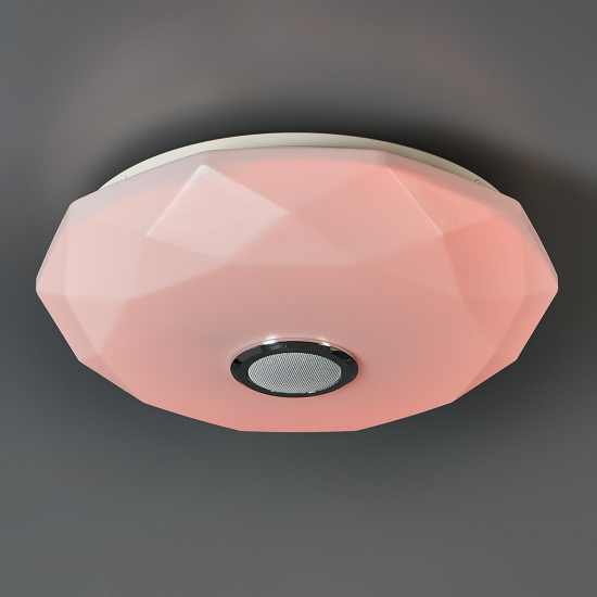 Светильник настенно-потолочный LED Семь Огней Эйри с пультом д/у 18 м² регулируемый белый RGB свет цвет белый