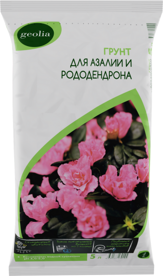 Грунт Geolia для азалии и рододендрона 5 л