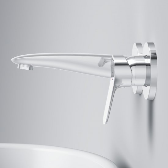 Смеситель для душа встраиваемый AM.PM Moxie F9M72600, скрытый монтаж, однорычажный, цвет хром