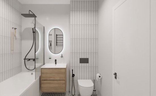 Тумба под раковину Мокка 2.0 KONSENSA подвесная 64.6 см цвет ячменный дуб