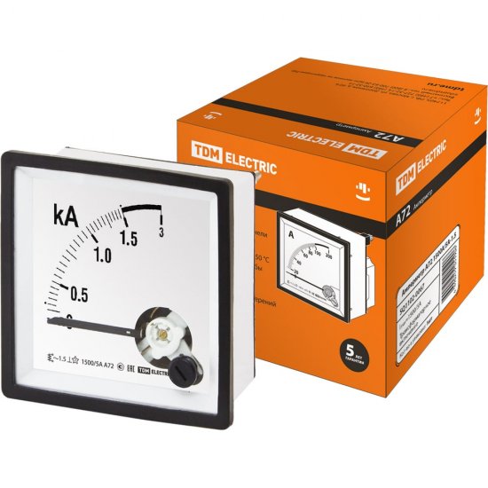 Амперметр TDM ELECTRIC А72 1500А/5А-1.5