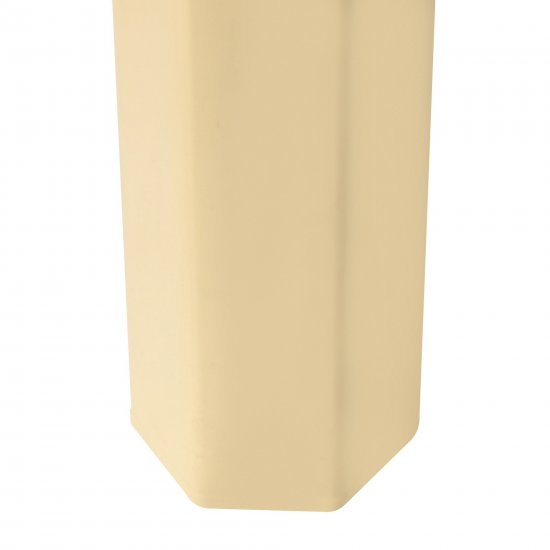 Стол садовый прямоугольный 140x80x71 см пластик бежевый