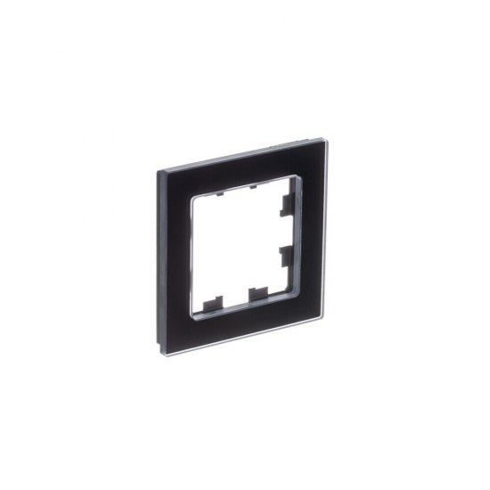 Рамка Systeme Electric AtlasDesign Nature одноместная черная (ATN361001)