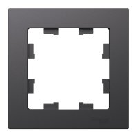 Рамка Systeme Electric AtlasDesign одноместная базальт (ATN001401)