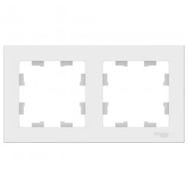 Рамка Systeme Electric AtlasDesign двухместная лотос (ATN001302)