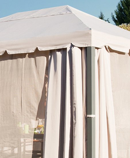 Павильон Naterial Ysis 300x280x400 см серый