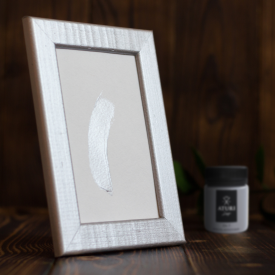 Краска акриловая Aturi Design цвет серебро 60 г