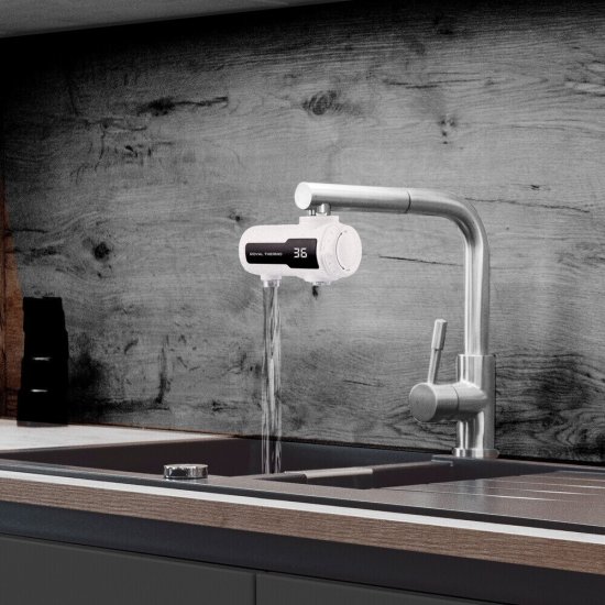 Водонагреватель проточный Royal Thermo UniTap Mini электрический 3,3 кВт горизонтальный