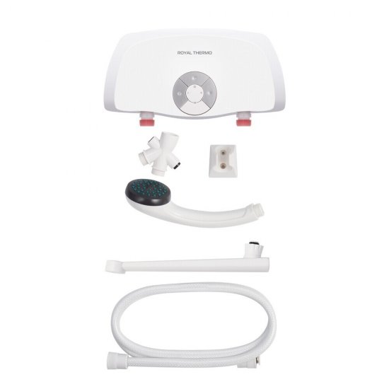 Водонагреватель проточный Royal Thermo Smartfix TS (5,5 kW) душ и кран электрический 5,5 кВт вертикальный