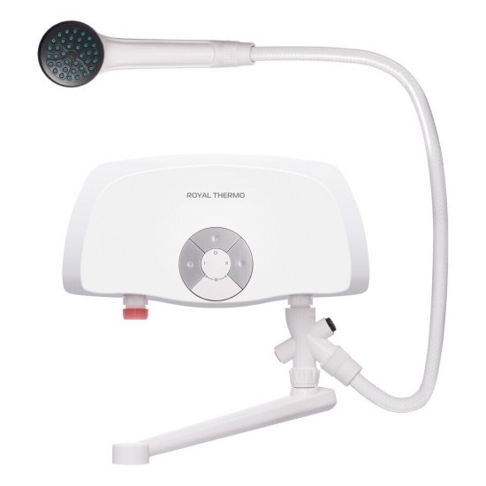 Водонагреватель проточный Royal Thermo Smartfix TS (5,5 kW) душ и кран электрический 5,5 кВт вертикальный