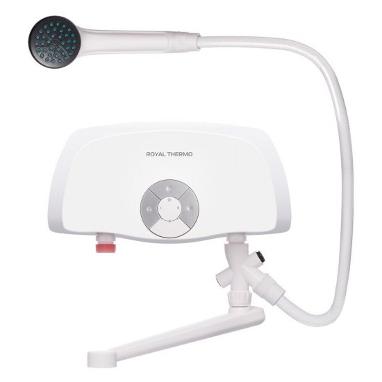 Водонагреватель проточный Royal Thermo Smartfix TS (3,5 kW) душ и кран электрический 3,5 кВт вертикальный
