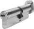 Цилиндр Abus KD6N Z50/K40, 50x40 мм, ключ/вертушка, цвет никель