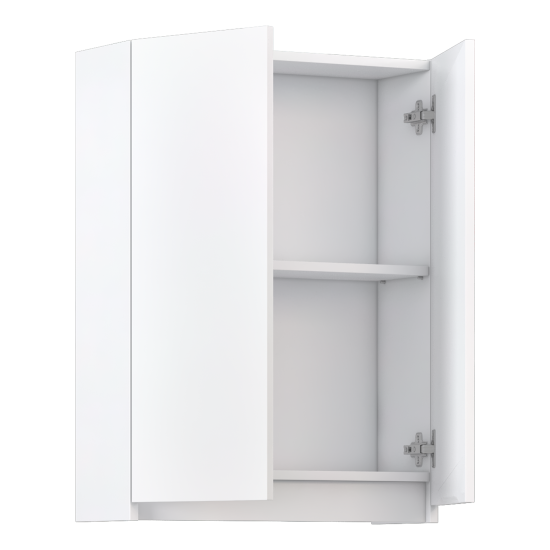 Шкаф для стиральной машины Терни KONSENSA 60x80 см навесной цвет белый