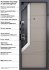 Дверь входная металлическая Torex 95x205 см левая этника крема
