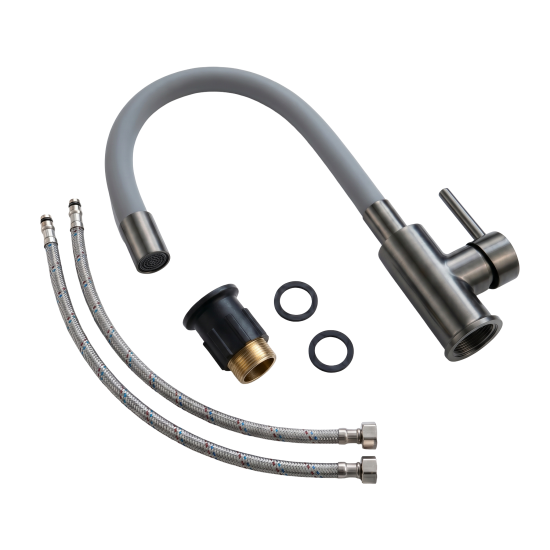 Смеситель для кухни Esko Coralli CR519GTOTAL общая высота 40 см цвет графит
