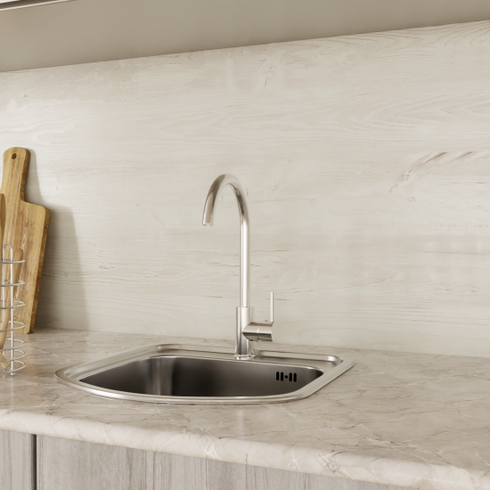 Смеситель для кухни Esko Modena MD519 общая высота 37 см цвет хром