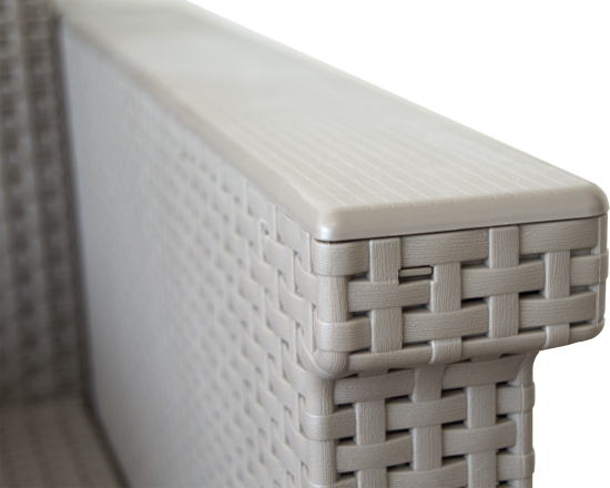 Набор садовой мебели Basegi пластик капучино