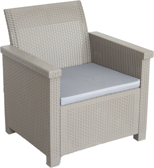 Набор садовой мебели Basegi пластик капучино