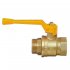 Кран шаровой газовый БАЗ 1/2 ВР(г) х 1/2 НР(ш) ручка (БАЗ.А11.0.15.40)
