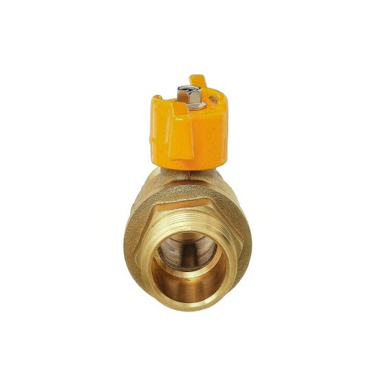 Кран шаровой газовый БАЗ 3/4 ВР(г) х 3/4 НР(ш) бабочка (БАЗ.А11.1.20.40)