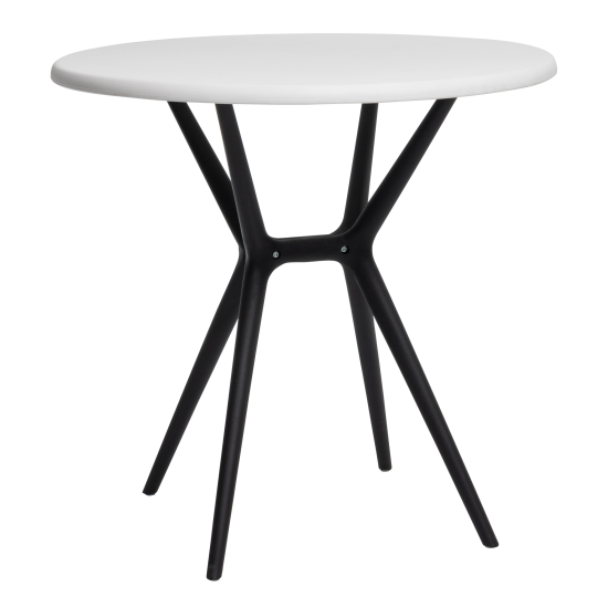 Стол обеденный Arneis 75x80x75 см пластик белый