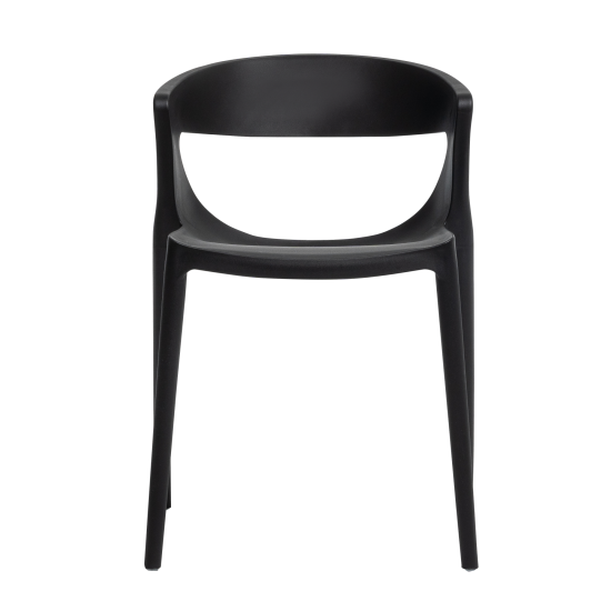 Стул садовый Nebbiolo 49x79x75 см полипропилен черный