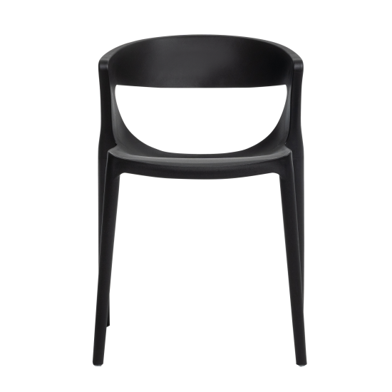 Стул садовый Nebbiolo 49x79x75 см полипропилен черный